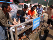 宮崎室長が現地を視察／四川大地震