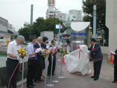 JR駅前に水飲み場設置／岡山市水道局
