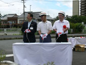 マンホールトイレ完成／鳥取市環境下水道部