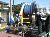 幹線横断にＳＤＦ工法／横浜市水道局