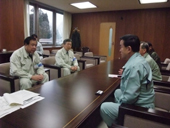 御園日水協専務が被災地に／東北関東大震災