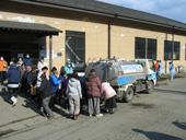 広範囲に応急給水支援活動／神戸市水道局