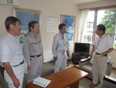 水道復興支援連絡協議会が現地視察