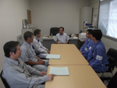 水道復興支援連絡協議会が現地視察