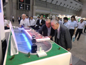 森田実氏が下水道展見学