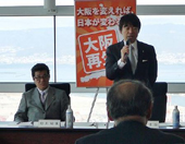 ｢水道統合は成功させる｣／橋下市長が言及