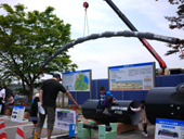 耐震管展示リニューアル／ＧＸ形の吊り上げ披露も／八戸圏域水道企業団