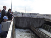 ｢地域の下水道行政に尽力｣／１回生議員が森ヶ崎を視察