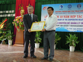 フエ省への技術協力が１０周年／民間企業と記念式典に参加／横浜市水道局