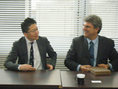 パラナ州衛生公社の投資局長が表敬