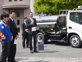 守口市に加圧式給水車配備／発災時の応急給水に向けて／ジェネッツ