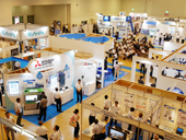 水道技術国際シンポ展示会が盛況／ＩＣＴ活用技術など注目／４１企業･団体が出展