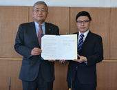 第一環境と災害協定締結／郡山市水道局